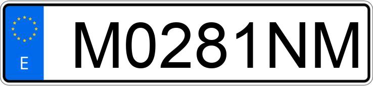 Numer rejestracyjny M0281NM posiada RENAULT 5