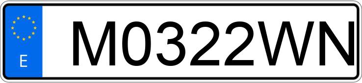 Numer rejestracyjny M0322WN posiada CITROEN BERLINGO