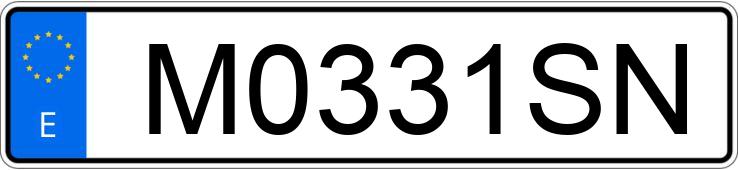 Die Registrierungsnummer M0331SN hat LAND ROVER RANGE ROVER