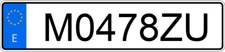 Numer rejestracyjny M0478ZU posiada PEUGEOT 406