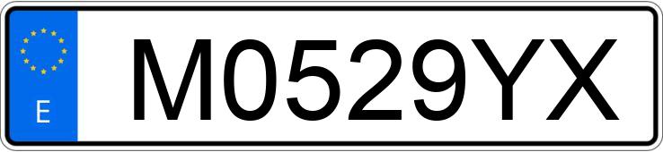 Numer rejestracyjny M0529YX posiada RENAULT LAGUNA