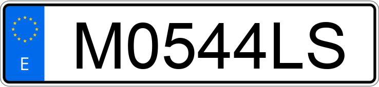 Numer rejestracyjny M0544LS posiada PEUGEOT 405 GR 1.9