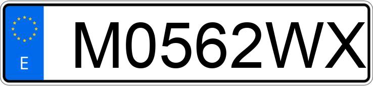 Numer rejestracyjny M0562WX posiada VOLVO 850