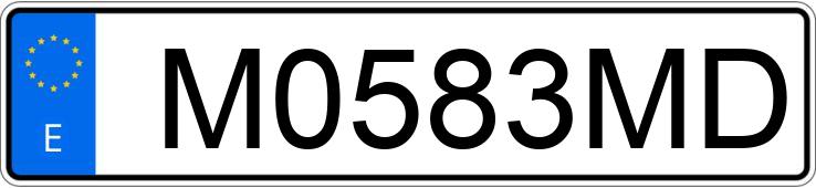 Numer rejestracyjny M0583MD posiada FORD ORION Numer rejestracyjny M0583MD posiada FORD ORION