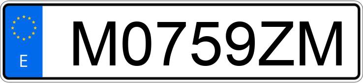 Numer rejestracyjny M0759ZM posiada HYUNDAI COUPE