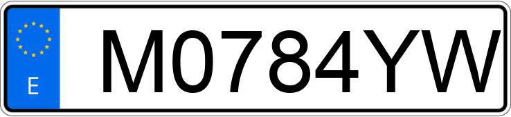 Numer rejestracyjny M0784YW posiada VOLKSWAGEN PASSAT Numer rejestracyjny M0784YW posiada VOLKSWAGEN PASSAT