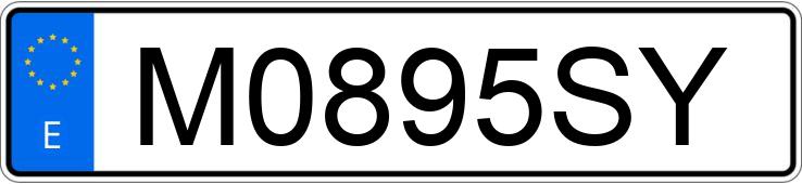 Numer rejestracyjny M0895SY posiada MERCEDES MB-410