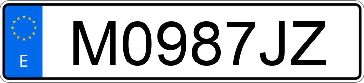 Numer rejestracyjny M0987JZ posiada RENAULT 5