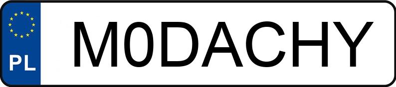 Numer rejestracyjny M0DACHY posiada IVECO 35S16