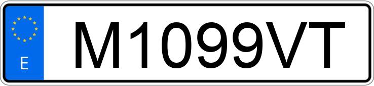 Numer rejestracyjny M1099VT posiada CHRYSLER VOYAGER