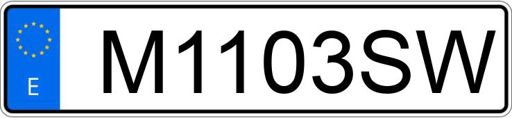 Numer rejestracyjny M1103SW posiada AUDI A4