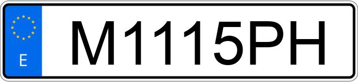 Numer rejestracyjny M1115PH posiada CITROEN AX Numer rejestracyjny M1115PH posiada CITROEN AX