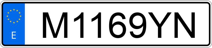 Numer rejestracyjny M1169YN posiada TOYOTA YARIS Numer rejestracyjny M1169YN posiada TOYOTA YARIS
