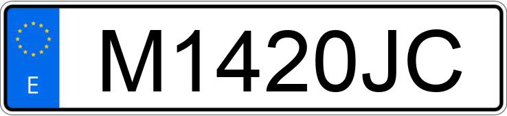 Numer rejestracyjny M1420JC posiada PEUGEOT 205 Numer rejestracyjny M1420JC posiada PEUGEOT 205