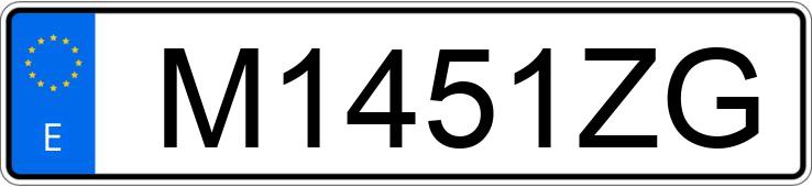 Numer rejestracyjny M1451ZG posiada CITROEN XSARA