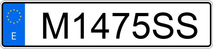 Numer rejestracyjny M1475SS posiada VOLKSWAGEN GOLF