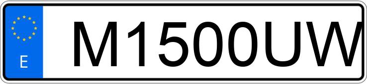 Numer rejestracyjny M1500UW posiada HONDA CIVIC Numer rejestracyjny M1500UW posiada HONDA CIVIC