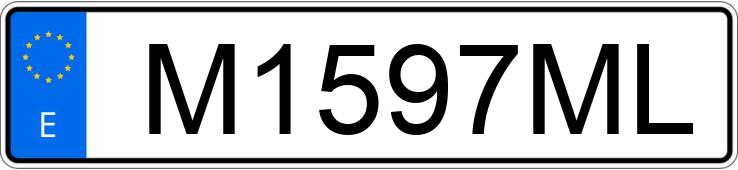 Numer rejestracyjny M1597ML posiada RENAULT 19