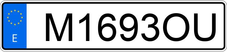 Numer rejestracyjny M1693OU posiada CITROEN C-15