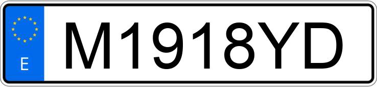 Numer rejestracyjny M1918YD posiada SEAT IBIZA Numer rejestracyjny M1918YD posiada SEAT IBIZA