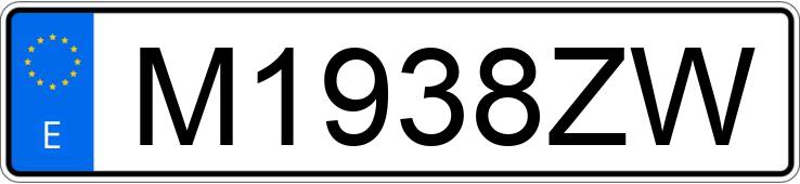 Numer rejestracyjny M1938ZW posiada SEAT IBIZA Numer rejestracyjny M1938ZW posiada SEAT IBIZA