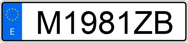 Numer rejestracyjny M1981ZB posiada PEUGEOT 406