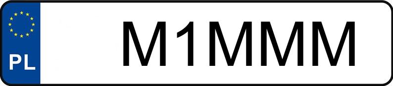 Numer rejestracyjny M1MMM posiada AIXAM Emotion City Diesel MR`20 E6 Sport