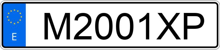 Numer rejestracyjny M2001XP posiada PEUGEOT 306