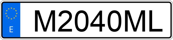 Numer rejestracyjny M2040ML posiada MERCEDES 190 (201)