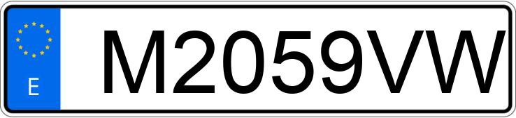 Numer rejestracyjny M2059VW posiada VOLKSWAGEN GOLF Numer rejestracyjny M2059VW posiada VOLKSWAGEN GOLF