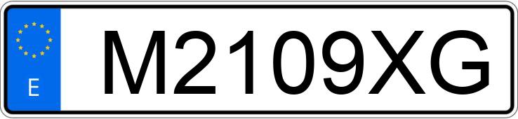 Numer rejestracyjny M2109XG posiada OPEL VECTRA