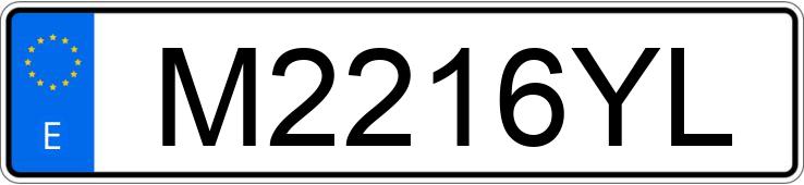 Numer rejestracyjny M2216YL posiada RENAULT CLIO