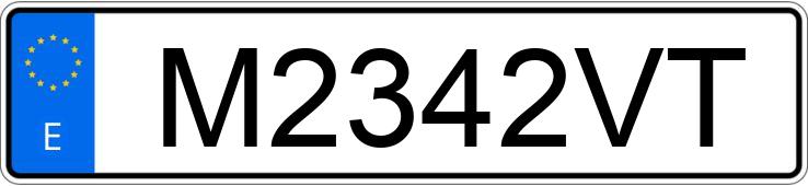 Numer rejestracyjny M2342VT posiada PEUGEOT PARTNER COMBI BREAK 1.9 D Numer rejestracyjny M2342VT posiada PEUGEOT PARTNER COMBI BREAK 1.9 D