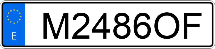 Le numéro d’enregistrement M2486OF a BMW SERIE 3