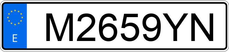 Numer rejestracyjny M2659YN posiada YAMAHA XJ6