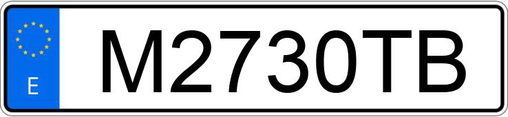 Numer rejestracyjny M2730TB posiada RENAULT CLIO