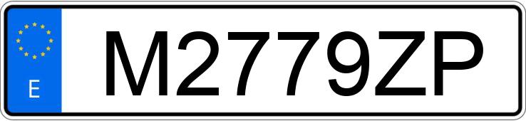 Numer rejestracyjny M2779ZP posiada PEUGEOT 806