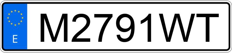 Numer rejestracyjny M2791WT posiada MITSUBISHI PAJERO