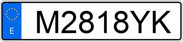 Numer rejestracyjny M2818YK posiada HONDA HR-V Numer rejestracyjny M2818YK posiada HONDA HR-V