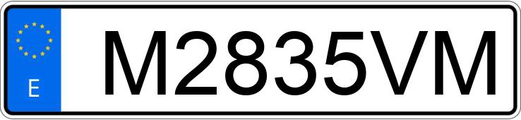 Numer rejestracyjny M2835VM posiada CITROEN XSARA