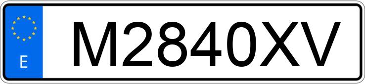 Numer rejestracyjny M2840XV posiada SEAT TOLEDO