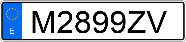 Numer rejestracyjny M2899ZV posiada MERCEDES E 320 (210)