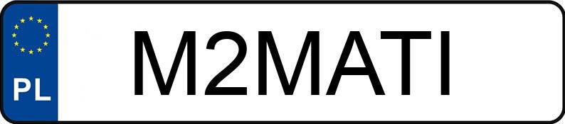 Numer rejestracyjny M2MATI posiada MERCEDES-BENZ SPRINTER