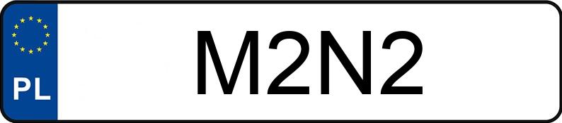 Numer rejestracyjny M2N2 posiada RAM 1500