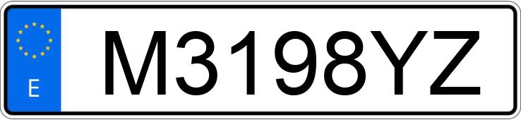 Numer rejestracyjny M3198YZ posiada RENAULT MEGANE