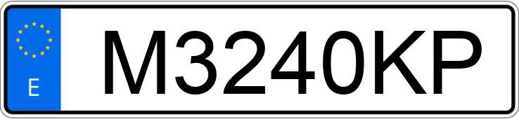 Numer rejestracyjny M3240KP posiada SEAT IBIZA