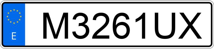 Numer rejestracyjny M3261UX posiada MERCEDES SLK (170-171)
