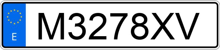 Numer rejestracyjny M3278XV posiada HONDA XRV 750