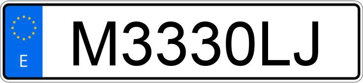 Numer rejestracyjny M3330LJ posiada FORD FIESTA