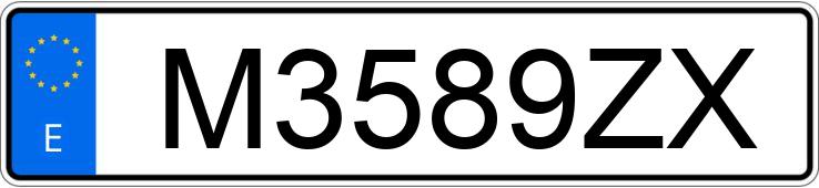 Registreringsnummeret M3589ZX har IVECO DAILY